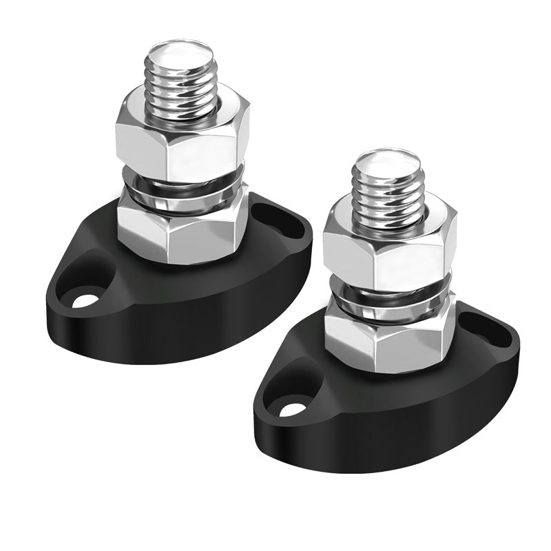 Marine Battery Distribution Block 12V - Heavy Duty Fireproof Base