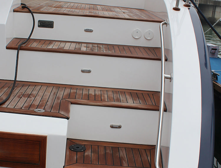 Genuine Marine Waterproof RV Stair LED Lamp Warm/Blue Light 12V/24V/DC 10V-30V 316 Stainless Steel Cover Welcome Floor Lamp For Yacht Car Boat