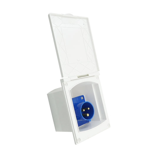 RV External Power Plug Socket Charger 16A220V Charging Port City Power Interface Connector Modification Supplies - THALASSA