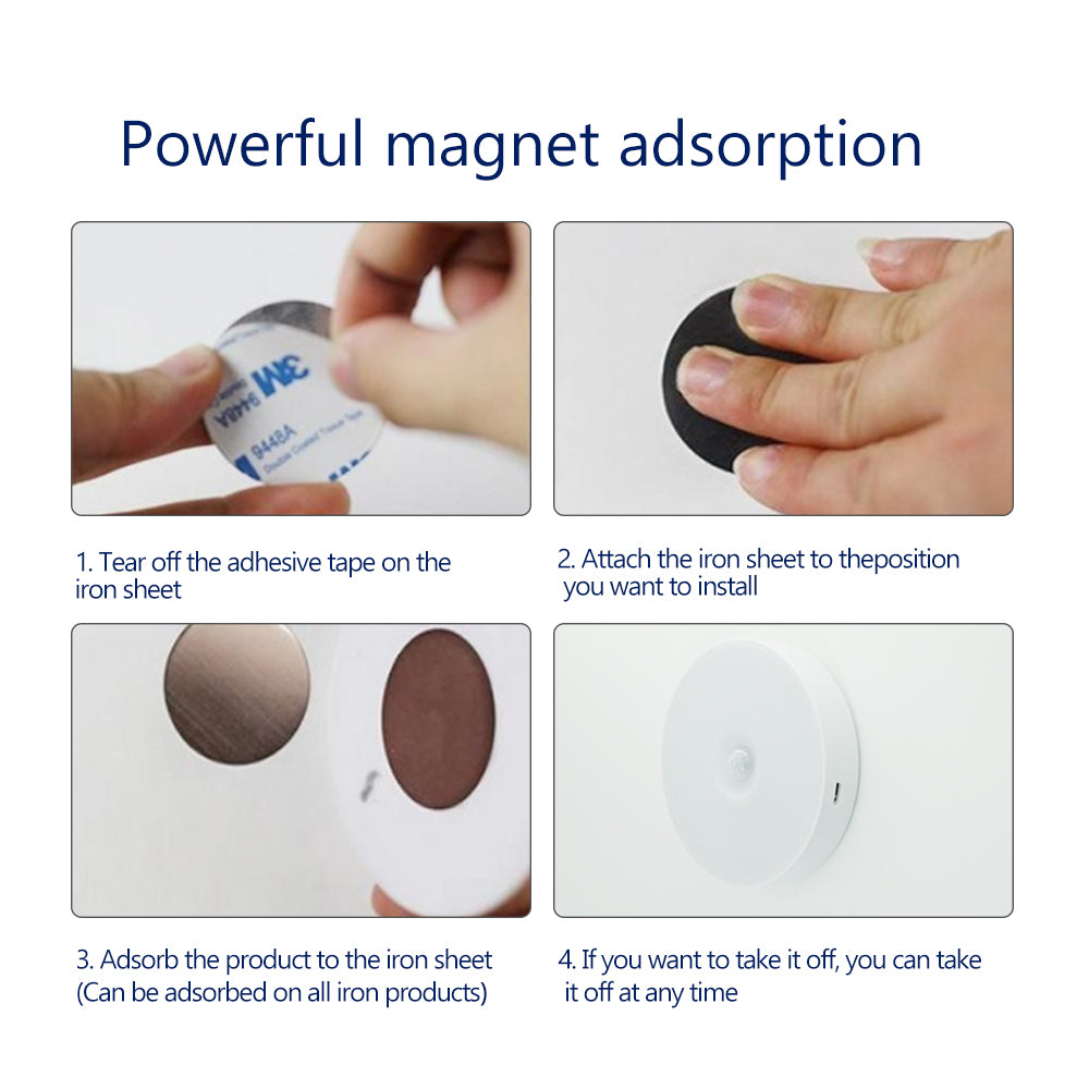 GenuineMarine-THALASSA 3.7V USB Charging Multifunctional Night Light Infrared Human Body Induction Magnet Adsorption for RV yacht accessories - THALASSA