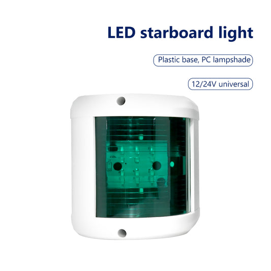 GenuineMarine-THALASSA 12V2W Navigation Lights Left and Right Traffic Lamp Warning Ship Side Lighting Accessories for Yacht - THALASSA
