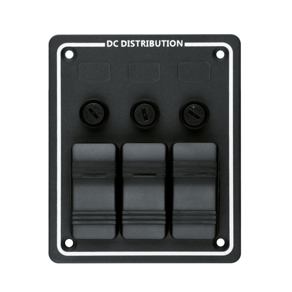 GenuineMarine-THALASSA 3/5/6/7 Gang Waterproof Switch Panel with Insurance Multi-function for Yacht Ship Accessories - THALASSA