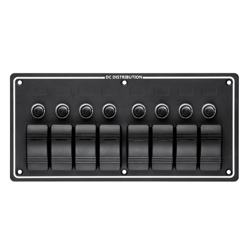 GenuineMarine-THALASSA 1/3/4/5/6/8 Gang Waterproof Switch Panel with Insurance Multi-function Panel Seat for Yacht Ship Accessories - THALASSA