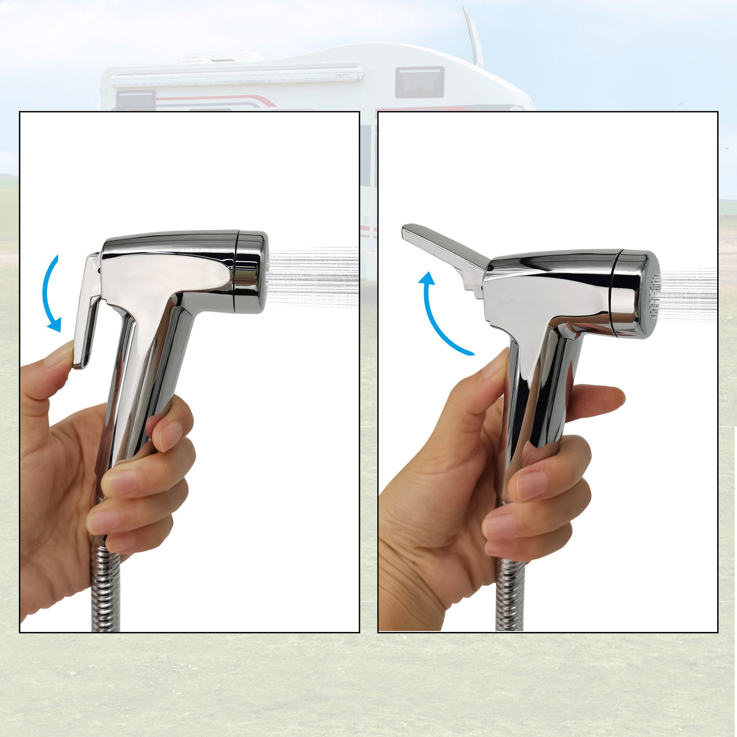 Rv Shower Head With Hose,Camper Shower Head,Rv Shower Faucet with Keys,Rv Accessories For Inside,Camper Accessories