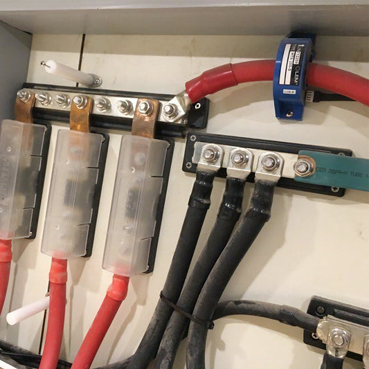 250A DC/AC 4 Position Copper Bus Bar Terminal Block - GenuineMarine