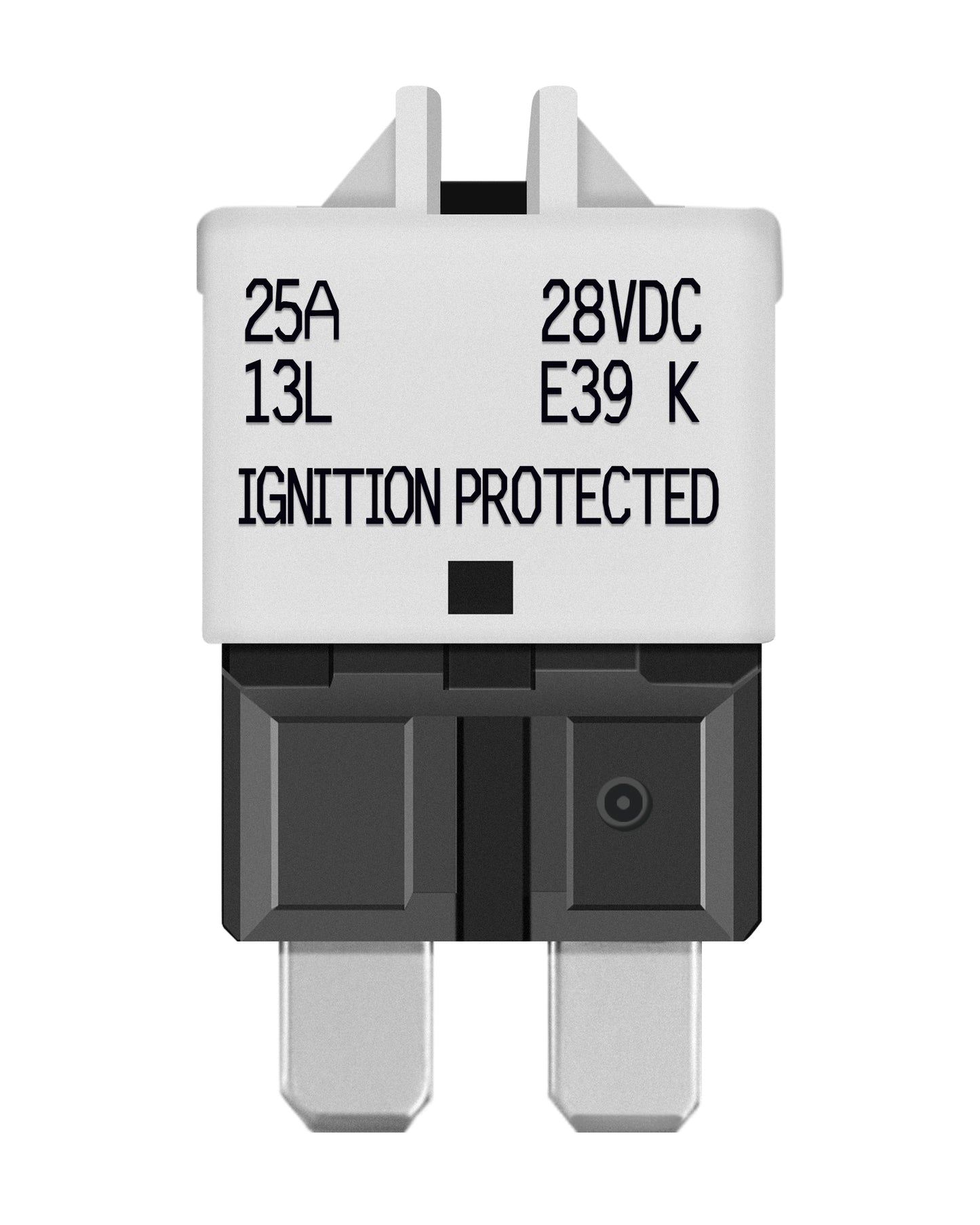 LENKRAD 25 Amp Resettable Fuse Breaker Fuse Low Profile ATC/ATO 25A Manual Reset Fuses 12V-32V DC, 5 Packs - THALASSA