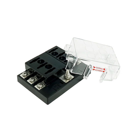 6 bit ATS Fuse Holder with Protective Cover & Label - GenuineMarine