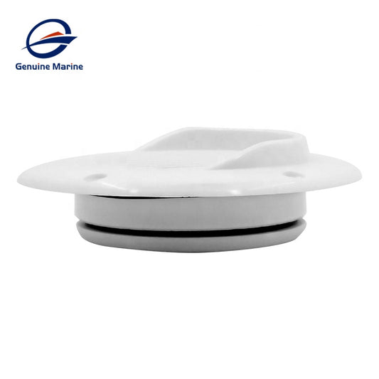 Genuine Marine 4” White Plastic High Quality Marine Drain Vent Cover Valve Accessories Yacht Boat Floor - GenuineMarine