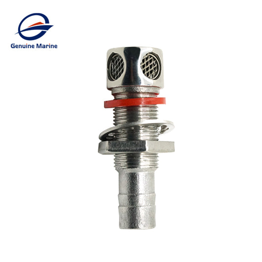 GenuineMarine 316 Stainless Steel Fuel Tank Straight out Vent Exhaust Port Marine hardware - GenuineMarine