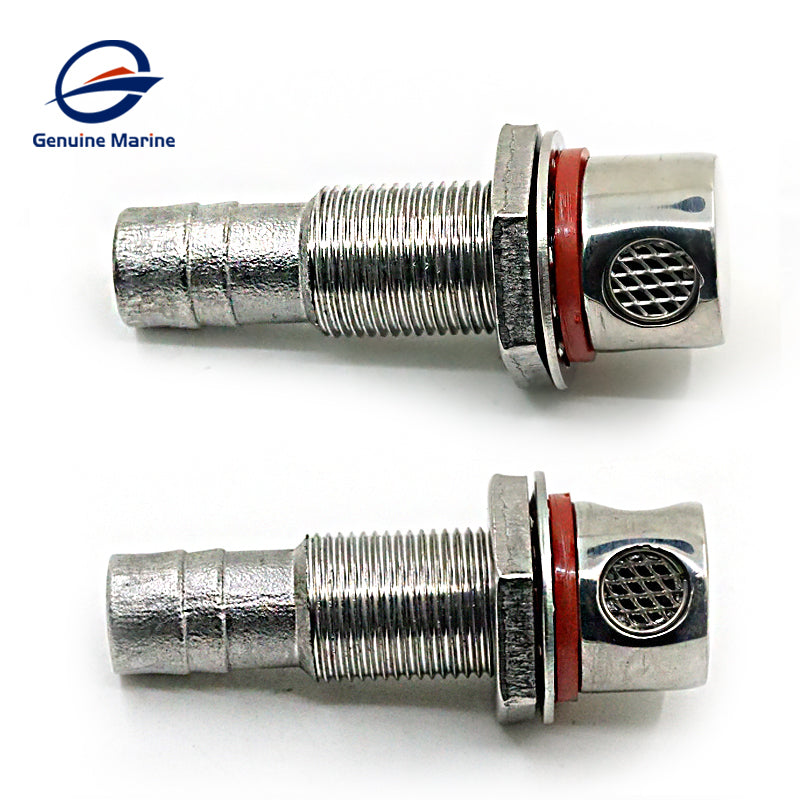 GenuineMarine 316 Stainless Steel Fuel Tank Straight out Vent Exhaust Port Marine hardware - GenuineMarine