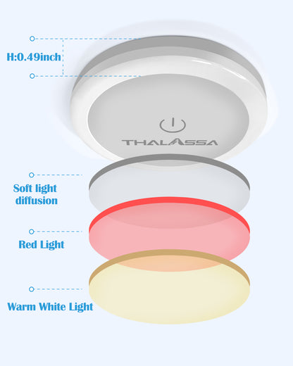 THALASSA 3W 12V Dual Color Touch Ceiling Light, 12 Volt led Lights for – Thalassa Marine