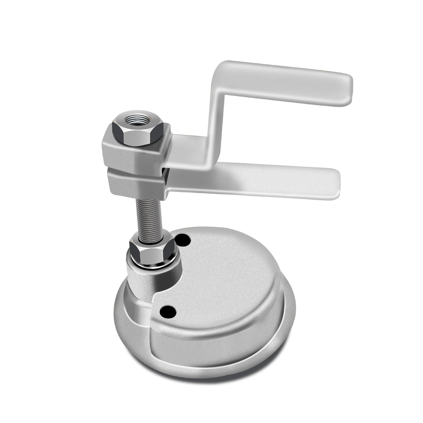 Nerites Boat Floor Buckle Hatch Latch Marine Grade 316 Stainless Steel Flush Turning Lift Handle Lock Style with 2 Keys and 2 Screws
