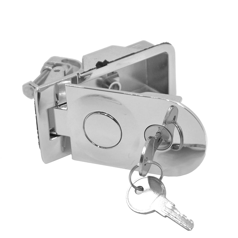 Genuine Marine 1 Packs RV motorhome accessories zinc alloy polished Shaft compression lock push cabinet door lock