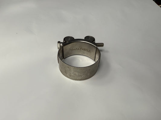 THALASSA 304 stainless steel strong throat hoop | T-bolt locking | Suitable for exhaust pipe/water pipe/oil pipe | Rust-proof, pressure-resistant and vibration-resistant | Marine standard - Thalassa Marine 