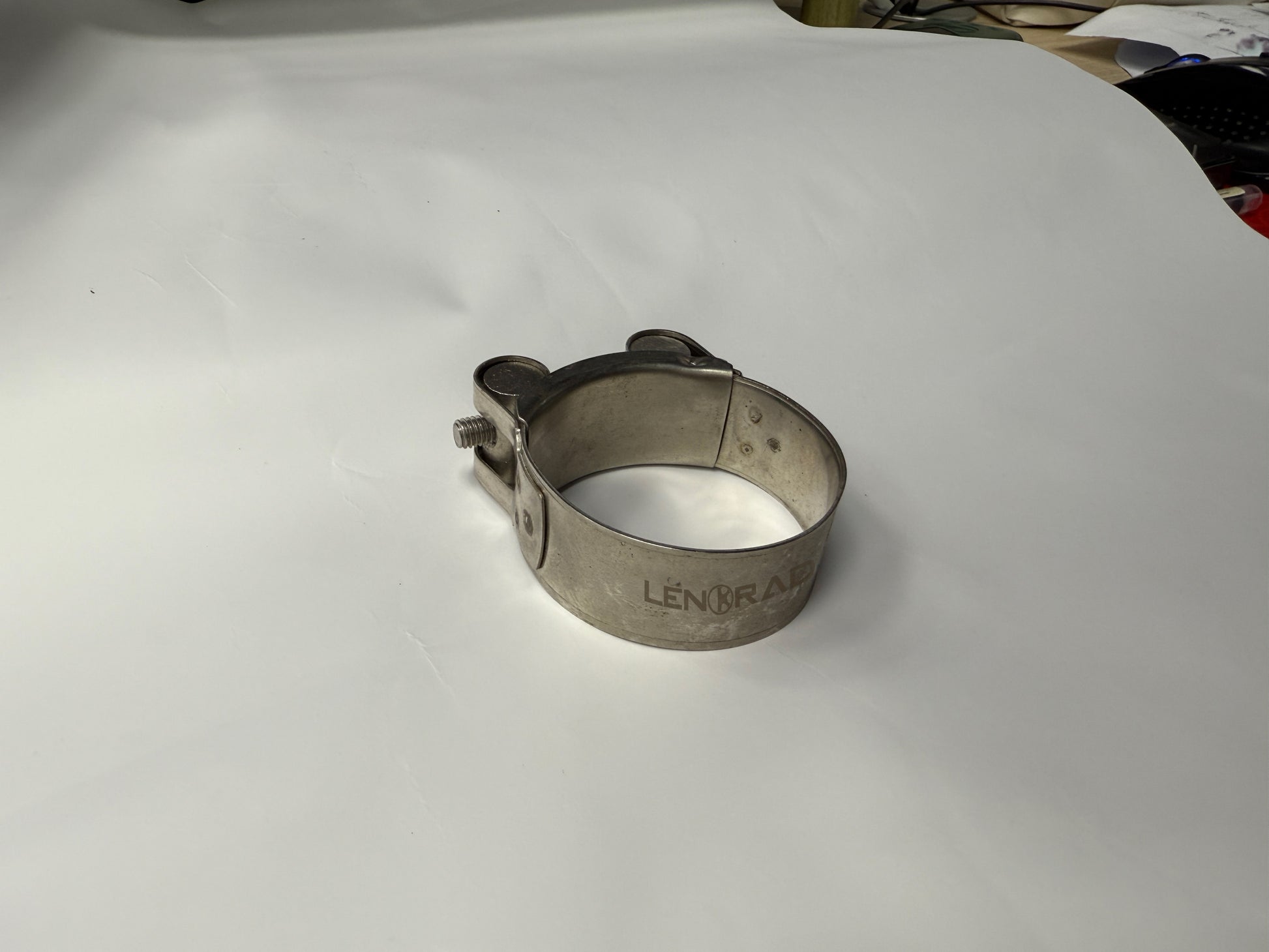 LENORAD brand heavy-duty stainless steel T-bolt clamp strong throat hose connector - Thalassa Marine 