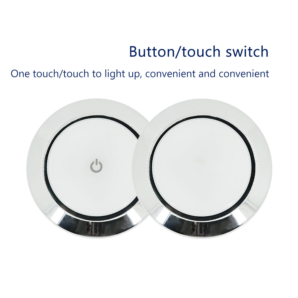 GenuineMarine-THALASSA 12V/24V Marine Button/Touch LED Ceiling Light with a Variety of Matching Options, Night Light, Decorative Light for Yacht，Car Accessories - THALASSA