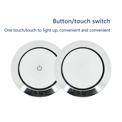 GenuineMarine-THALASSA 12V/24V Marine Button/Touch LED Ceiling Light with a Variety of Matching Options, Night Light, Decorative Light for Yacht，Car Accessories - THALASSA