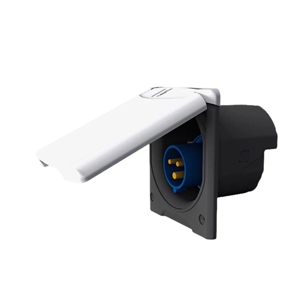 THALASSA 16A Waterproof Shore Power Socket Plug High-performance Industrial Plastic Rugged and Corrosion-Resistant Special for Motorhomes - THALASSA
