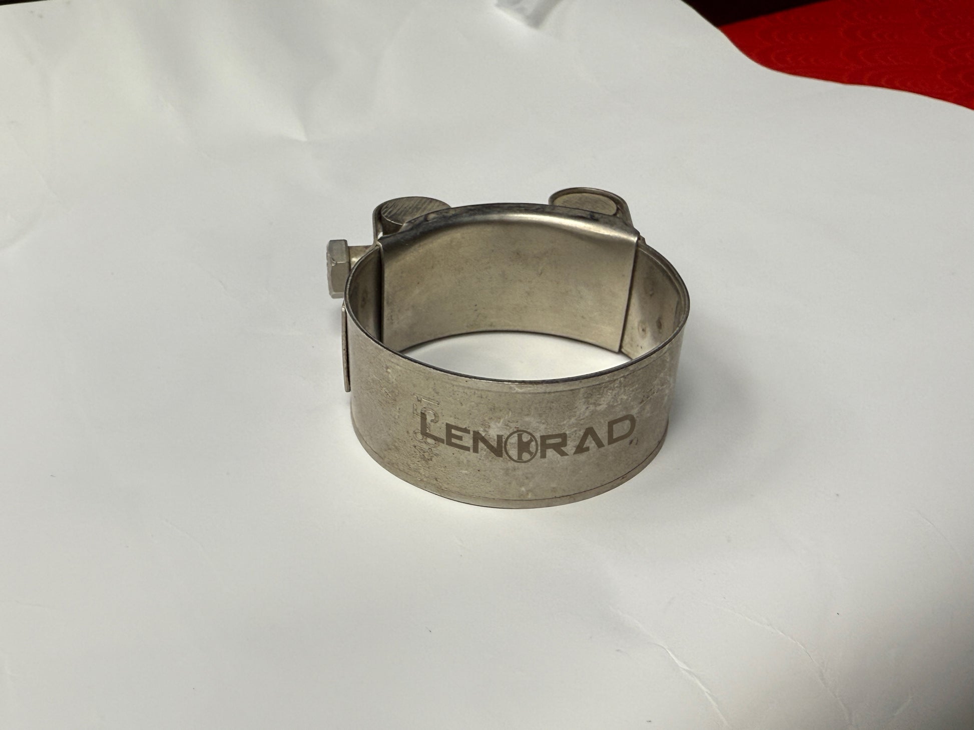 LENORAD brand heavy-duty stainless steel T-bolt clamp strong throat hose connector - Thalassa Marine 