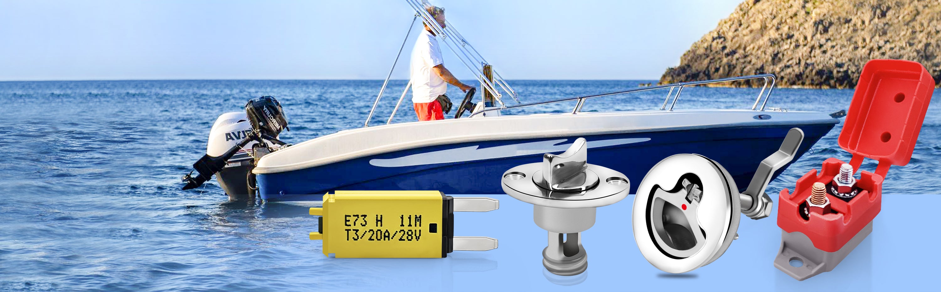 One Stop Shop for Boat RV Accessories-Floor Buckles, Terminals, Press Locks