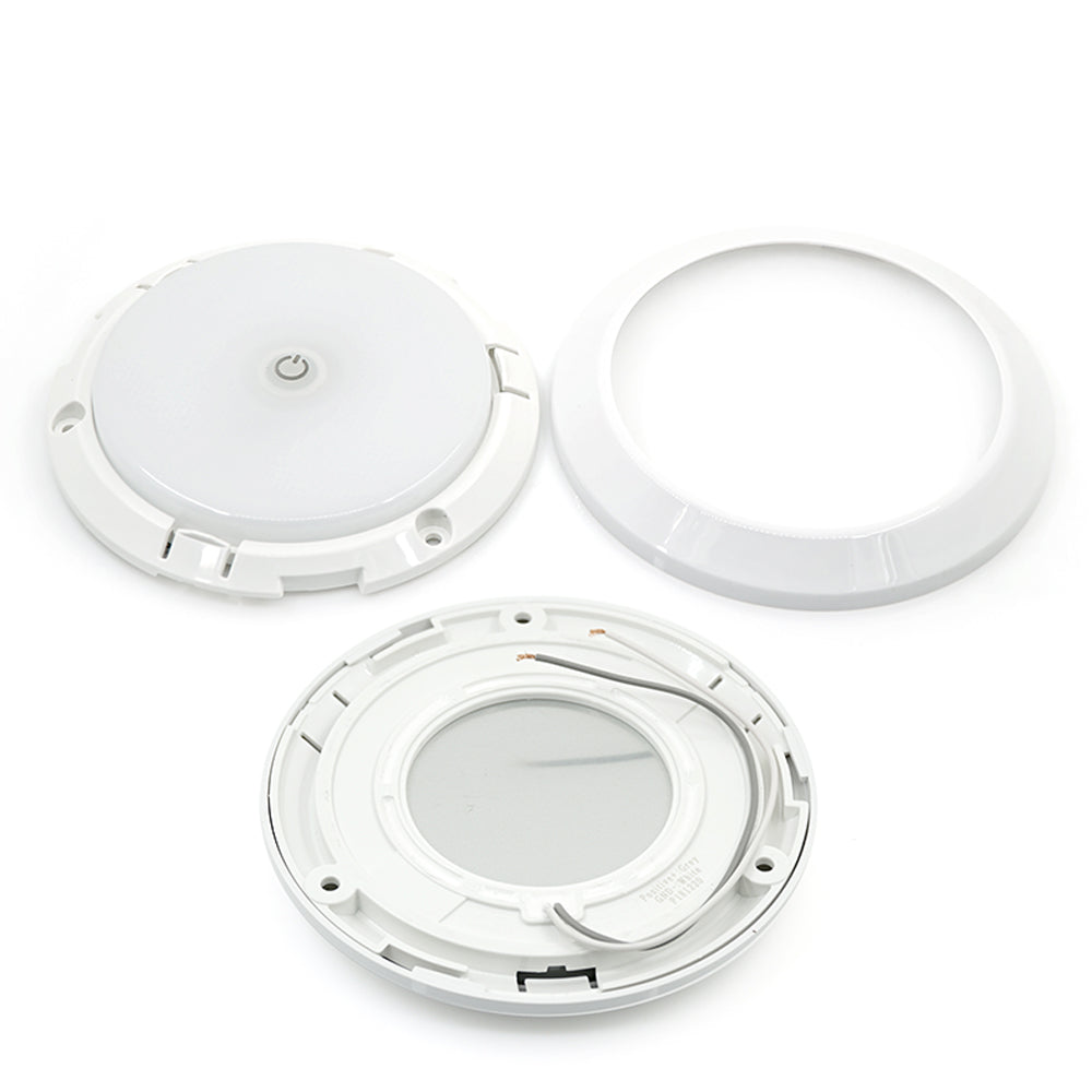 GenuineMarine-THALASSA 12V/24V Marine Button/Touch LED Ceiling Light with a Variety of Matching Options, Night Light, Decorative Light for Yacht，Car Accessories - THALASSA