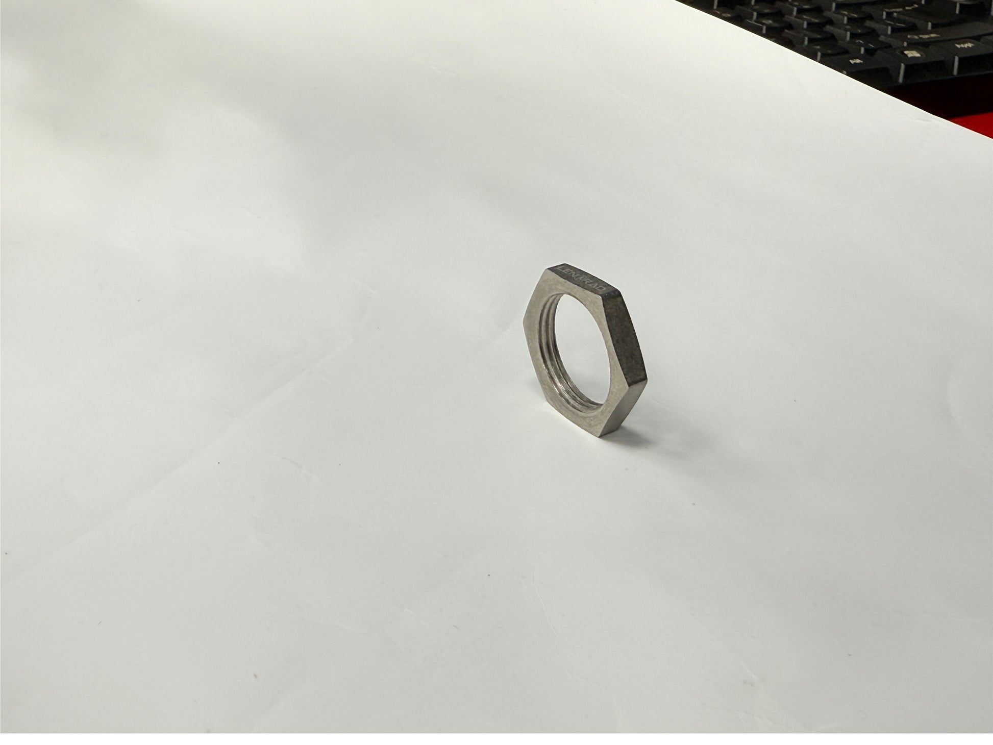 LENORAD brand stainless steel hexagon lock nut thin and capped water tank connector female English/metric optional. - Thalassa Marine 