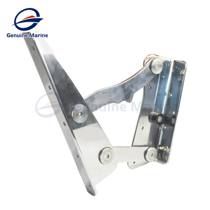 Genuine Marine Heavy Duty Boat Hinge Stainless Steel 316L Marine Hinges for Boat Yacht Folding Seat A Pair 2Pcs Left & Right