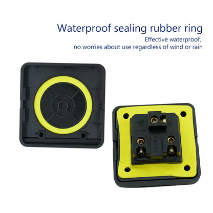 THALASSA Two or Three Plug Multifunctional Waterproof Ocket Industrial Experiment Clamshell Type National Standard American Standard British Standard General Accessories - THALASSA