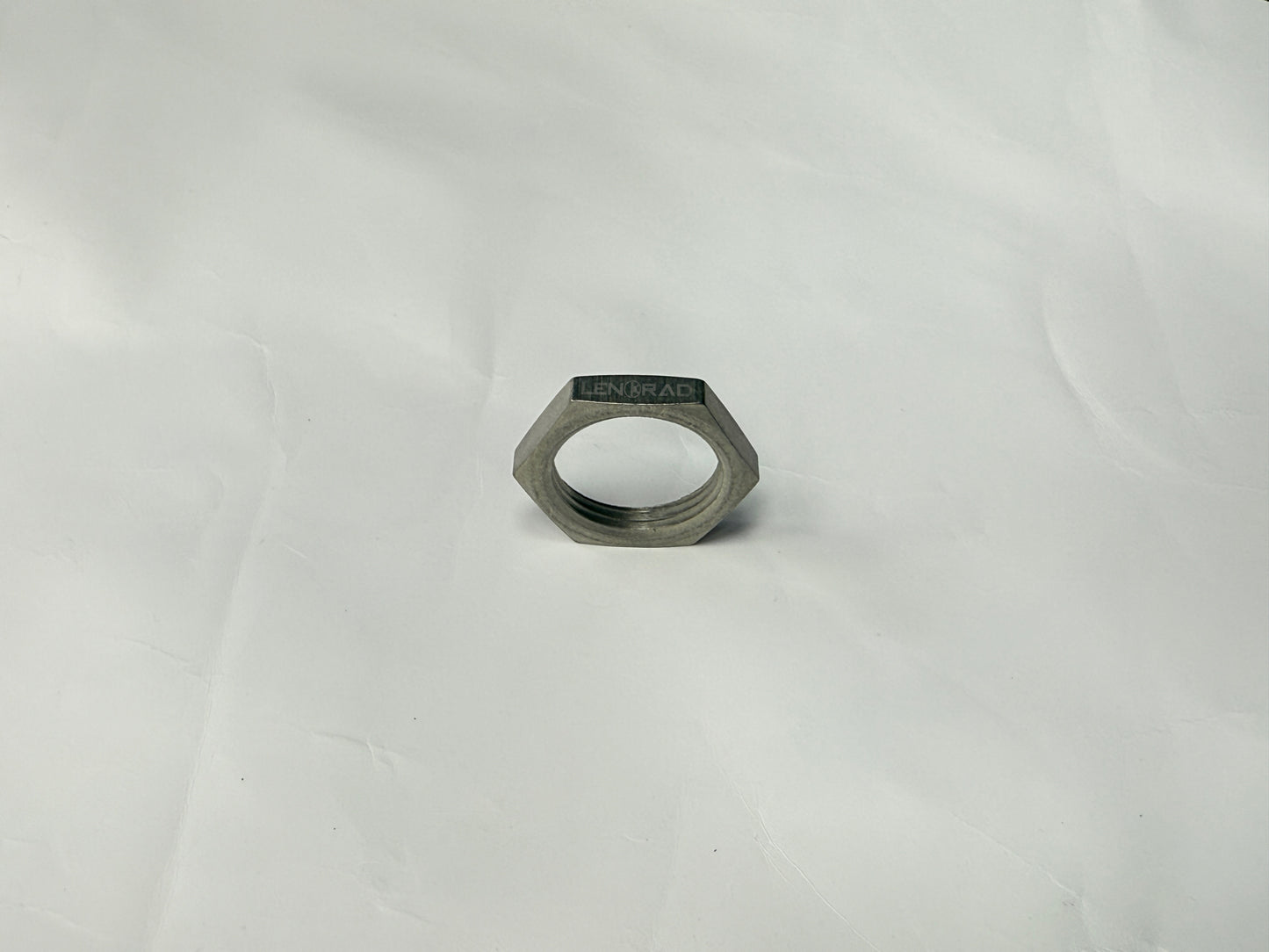 LENORAD brand stainless steel hexagon lock nut thin and capped water tank connector female English/metric optional. - Thalassa Marine 