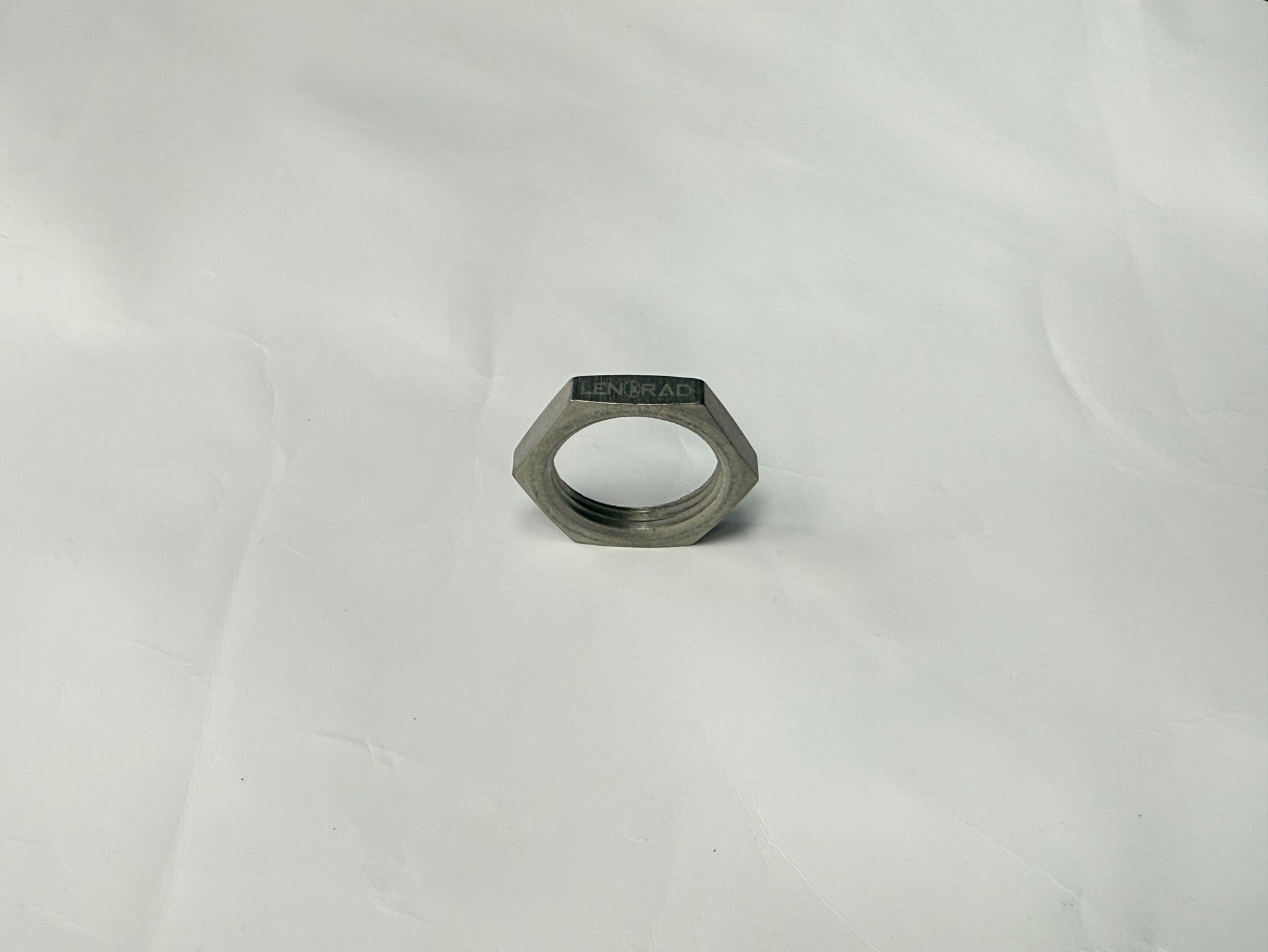 LENORAD brand stainless steel hexagon lock nut thin and capped water tank connector female English/metric optional. - Thalassa Marine 