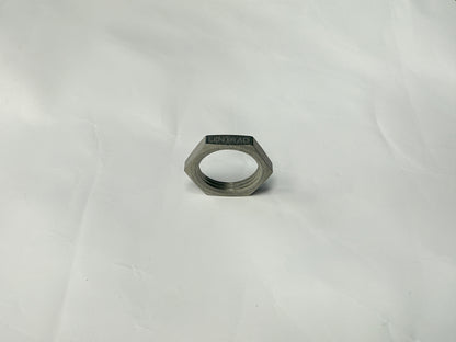 LENORAD brand stainless steel hexagon lock nut thin and capped water tank connector female English/metric optional. - Thalassa Marine 