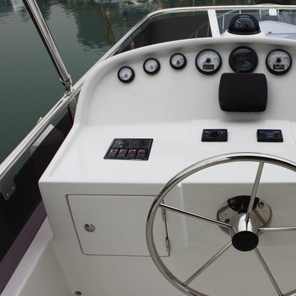 THALASSA 4 Gang Waterproof Marine Boat Rocker Switch Panel, 3.1A Dual – Thalassa Marine