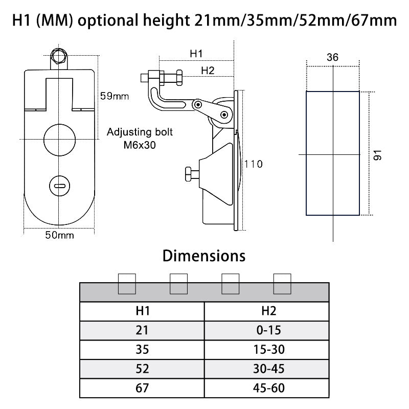 Genuine Marine 1 Packs RV motorhome accessories zinc alloy polished Shaft compression lock push cabinet door lock