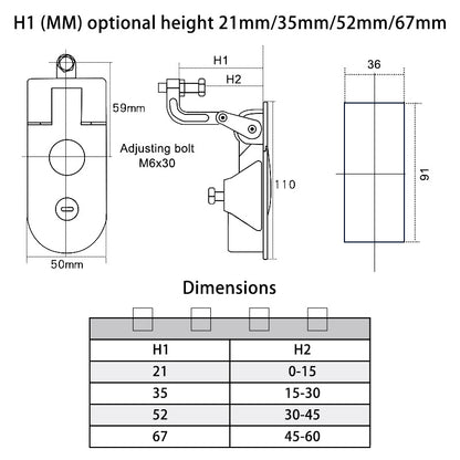 Genuine Marine 1 Packs RV motorhome accessories zinc alloy polished Shaft compression lock push cabinet door lock