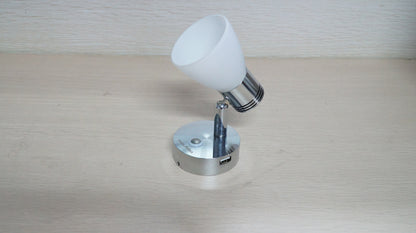 THALASSA Touch Dimmable LED Reading Light | 12V/24V Universal | USB Charging Port | 360° Rotatable Head | For RV/Yacht/Marine Interior