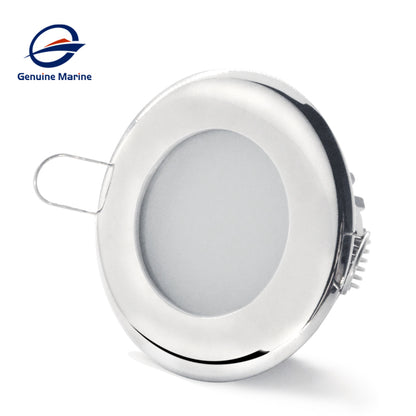 12V Boat Downlights Round Recessed Down Light Stainless Steel Ceiling Light GM-EP-L0116