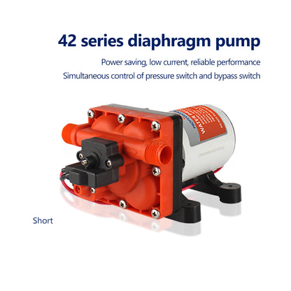 GenuineMarine-THALASSA Seaflo42 Series Diaphragm Pump 12V24V DC Booster Self-Priming Automatic Ship Water Pump for RV Yacht Boat - THALASSA