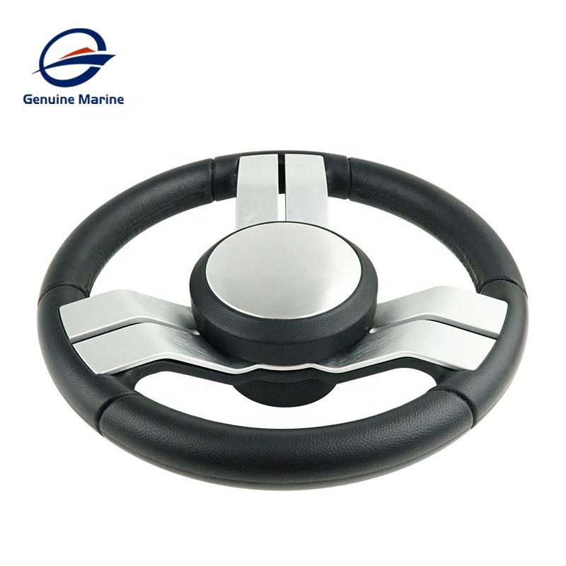 Genuine Marine Luxury Boat Stainless Steel Steering Wheel