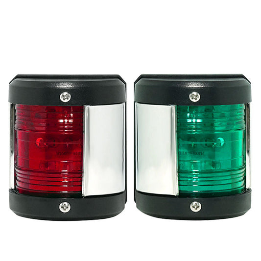 GenuineMarine-THALASSA 12V LED Navigation Light Red/Green Left and Right Traffic Side Lamp for Boat Fishing Boat Yacht Marine Accessories - THALASSA