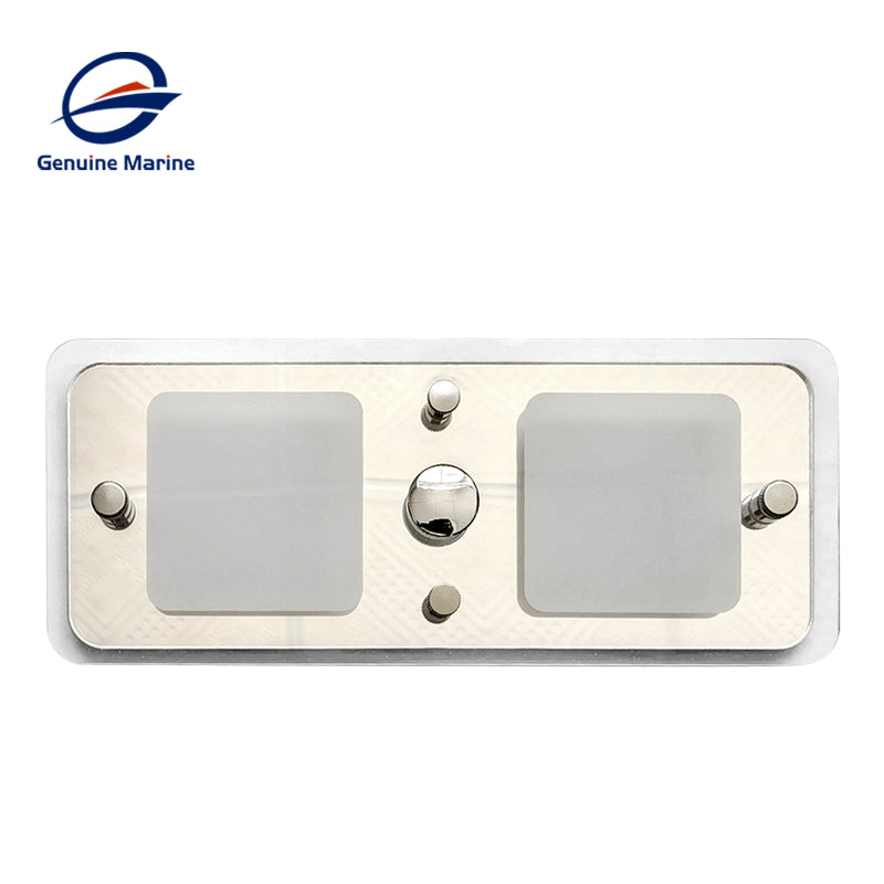 Acrylic and Aluminum Alloy Warm White Ceiling Light Dimming Switch For RV Boat Yacht Caravan
