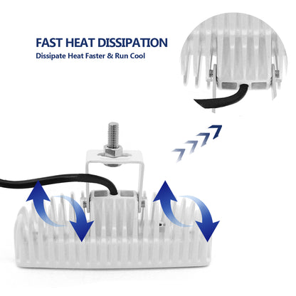THALASSA 12/24V Dual Color Marine LED Spreader Flood Deck Light for Bo – Thalassa Marine