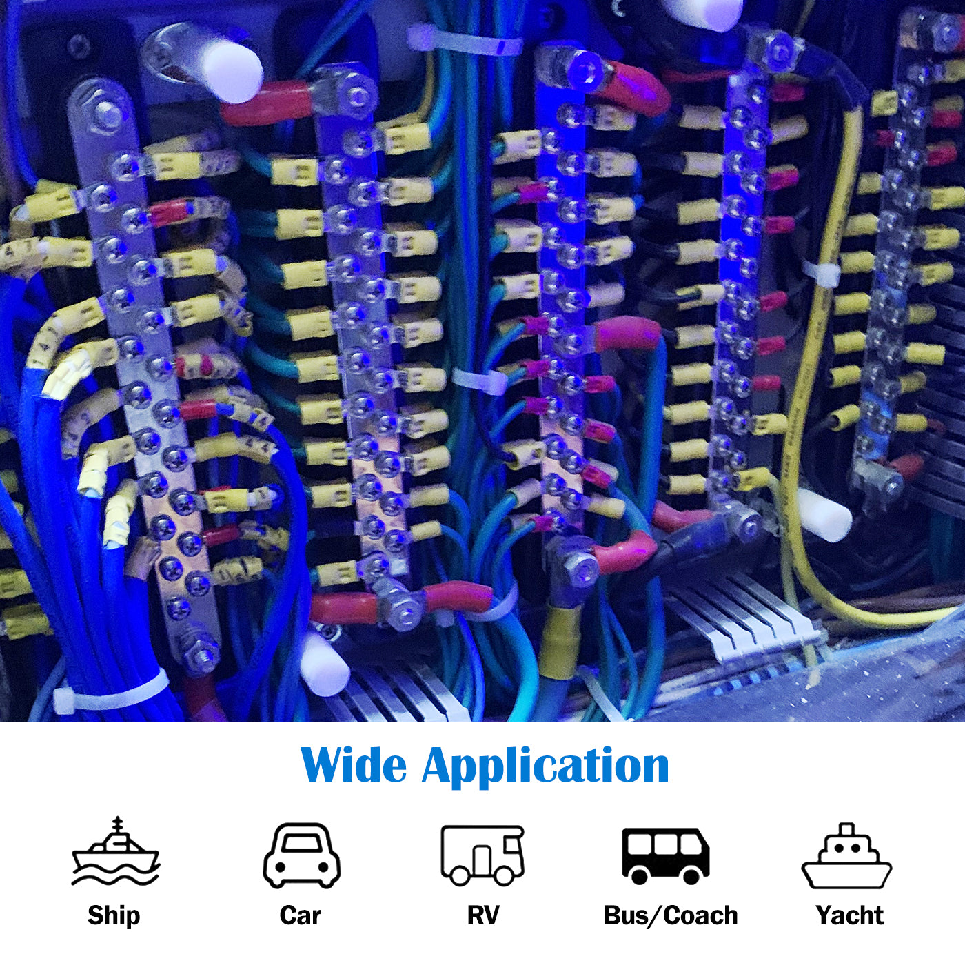 LENKRAD 5 Terminal Block Power Distribution Block Bus Bar, Automotive – Thalassa Marine