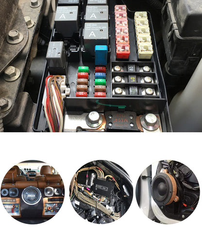 LENKRAD 6 Packs Fuse Circuit Breaker Low Profile ATC/ATO Resettable Fuse 5A 10A 15A 20A 25A 30A (Mixed), 12V-32V - THALASSA