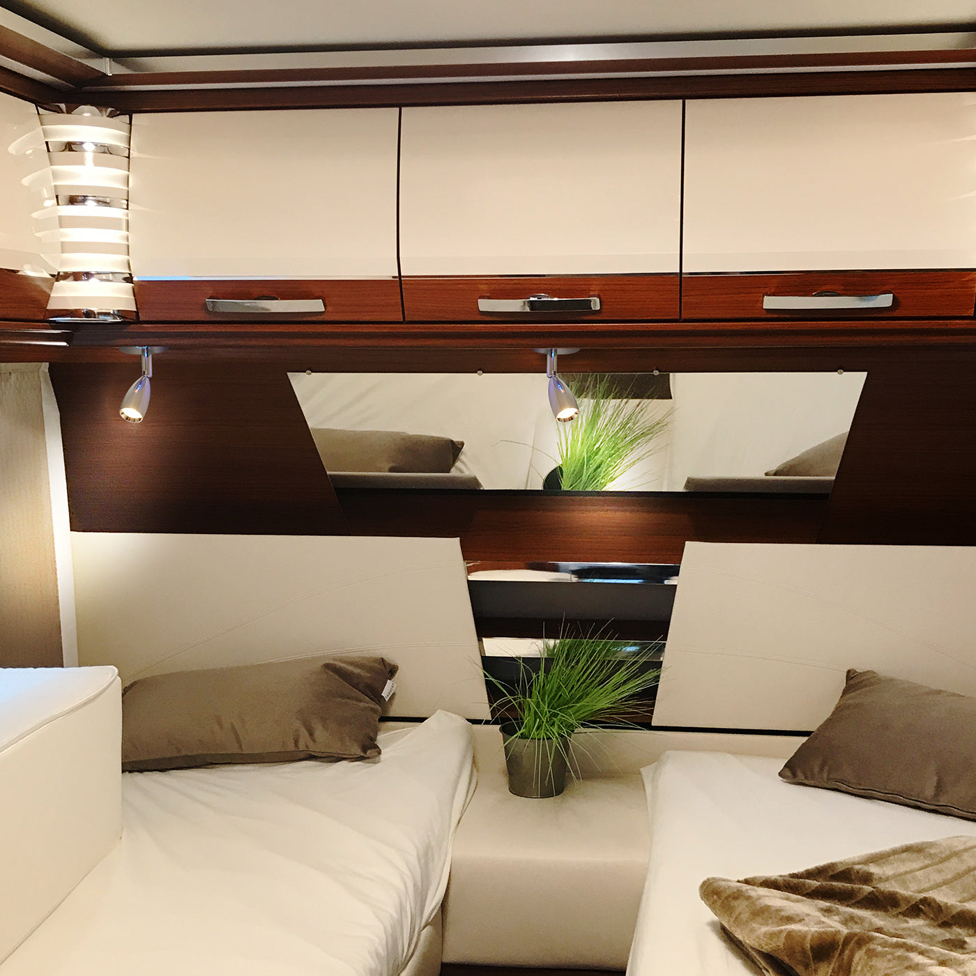 THALASSA 12V-24V Touch Adjustable Switch 90° with/without USB LED Reading Light for Yacht Ship - THALASSA