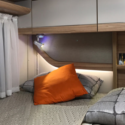 THALASSA 12V24V Touch Switch LED Reading Light Wall Lamp with/without USB for Yatch Boat RV - THALASSA