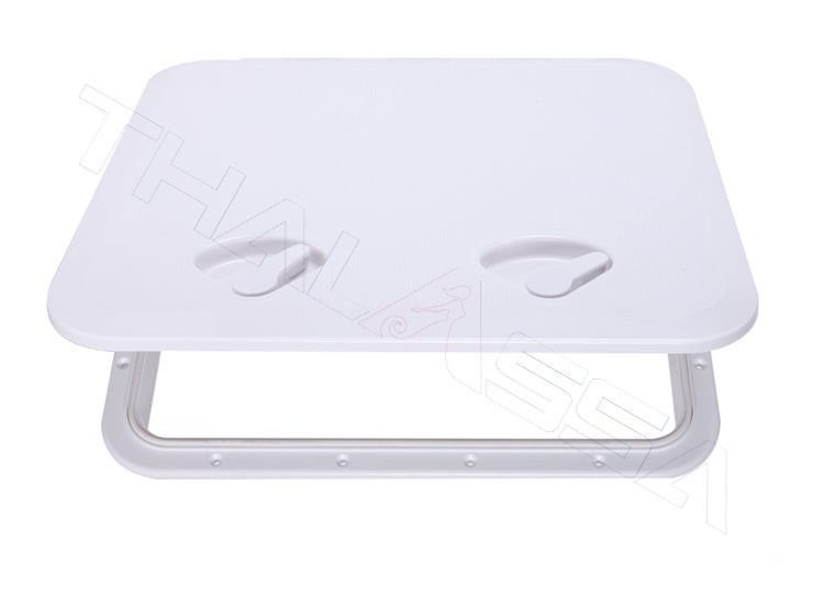 GenuineMarine-THALASSA 4/6/8 inch Round & Square Inspection Port Deck Cover Hatch Hand hole Cover Yacht Official Boat Speedboat Motorhome - GenuineMarine