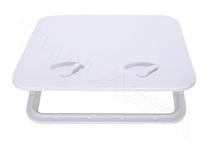 GenuineMarine-THALASSA 4/6/8 inch Round & Square Inspection Port Deck Cover Hatch Hand hole Cover Yacht Official Boat Speedboat Motorhome - GenuineMarine