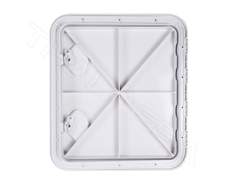 GenuineMarine-THALASSA 4/6/8 inch Round & Square Inspection Port Deck Cover Hatch Hand hole Cover Yacht Official Boat Speedboat Motorhome - GenuineMarine