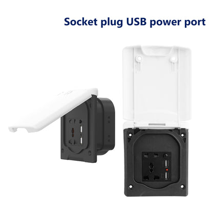 GenuineMarine-THALASSA RV External Interface System, Gas Interface Socket, Power Box, USB Interface, New Energy Charging Port, Ship Configuration - THALASSA
