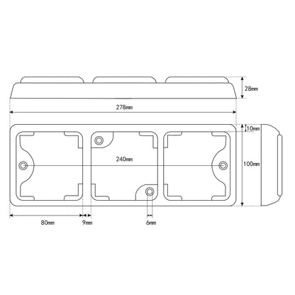 THALASSA 12V RV Truck Turn Signal Convertible Signal Light - GenuineMarine